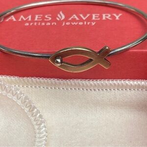 James Avery 14k Gold silver bracelet